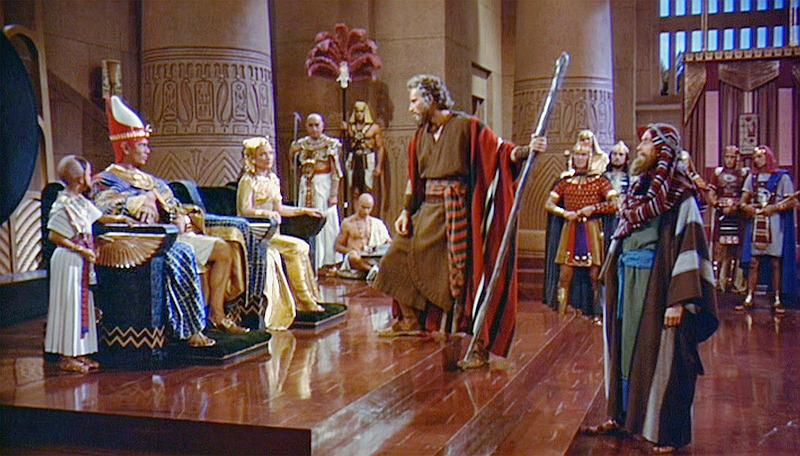 Môi-sê trước Pha-ra-oh của Ai Cập